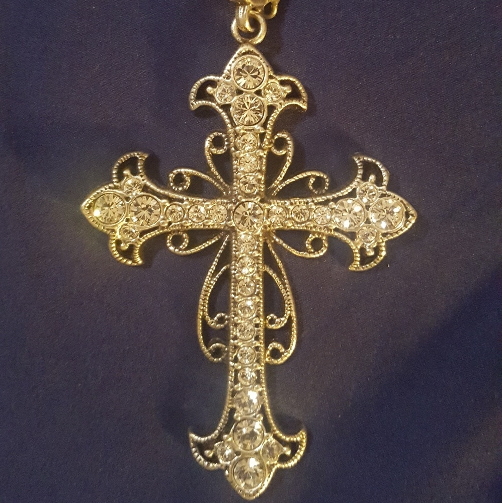 Rhinestone cross - Picture 1 of 2